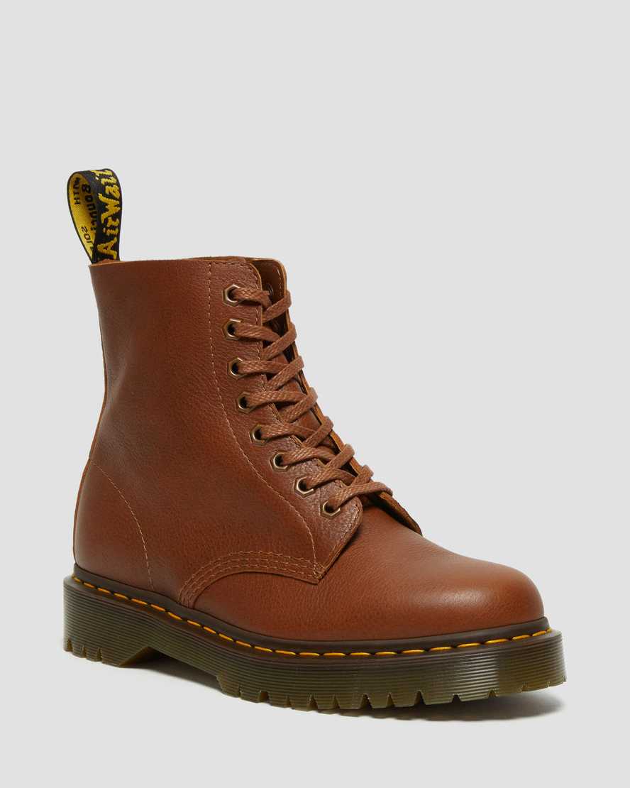 Dr. Martens 1460 Pascal Bex Lær Snørestøvler Dame Brune [0253SYCDU]